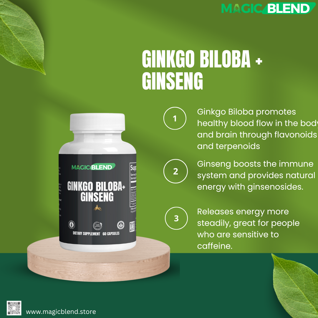 Ginkgo Biloba + Ginseng